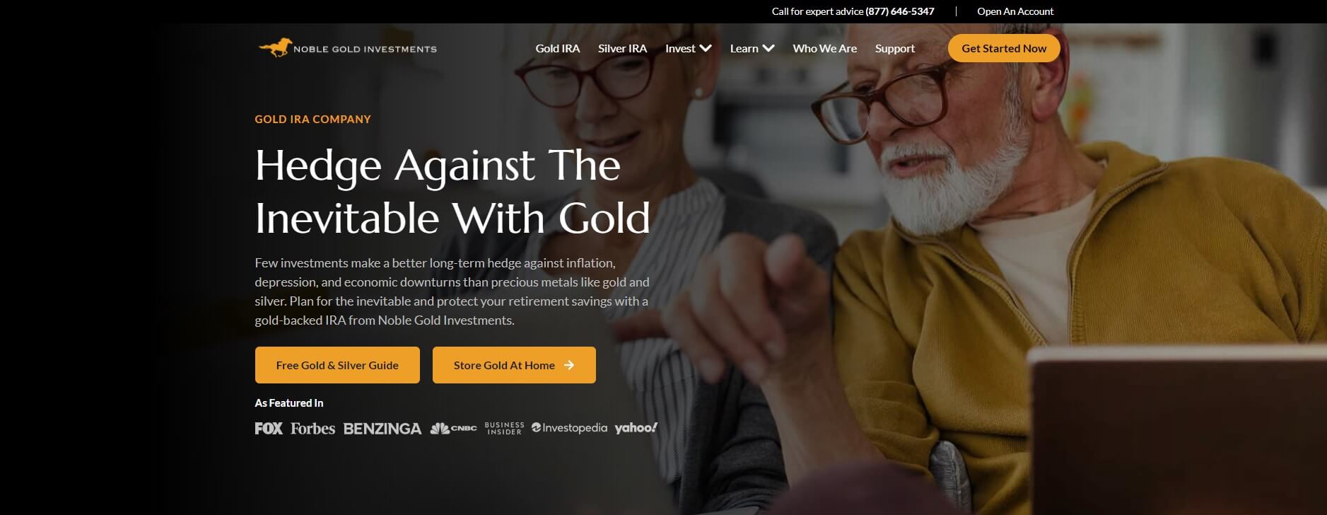 Noble Gold Review - Website